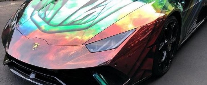 Orion Lamborghini Huracan Performante Brings the Full Rainbow -  autoevolution