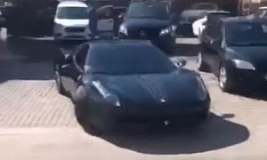 Out of Control Ferrari 458 Is Why You Leave the Showing Off to Better Drivers
