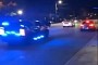 Out-of-Control Ford Mustang Almost Hits Parked Benz, Driver Runs Away From the Police