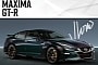 Outgoing Nissan Sedan and R35 Marry in Fantasy Land to Create Maxima GT-R Offspring