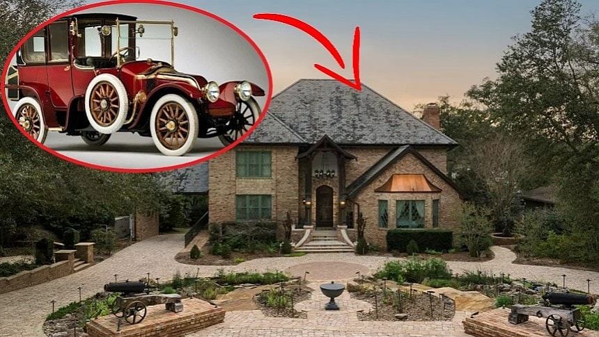 Timeless Tanglewood mansion has a Titanic Room that once held the only 1912 Renault Type CB Coupe de Ville left in the world