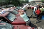 Over 150 Illegal Taxis Get the Axe in China - Literally
