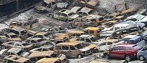 Over 500 Cars Worth Million-Dollars Burn to the Ground at South Korean Dealer – Video