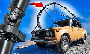 Overhead Driveshaft Is the Most Brilliantly Absurd Build You'll Ever See Because Russia