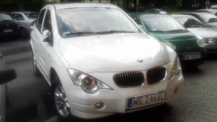 SsangYong Actyon Pretending to be a BMW