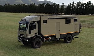 Overlander Truck Makes Off-Grid Adventures a Piece of Cake, It's Got Everything You Need