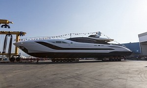 Overmarine Group Launches First Unit in the 50-Meter Mangusta 165 REV Series