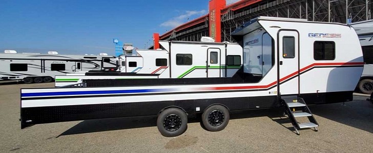 Overnighter Toy Hauler Takes a Different Approach to Adventuring; Unique, To Say the Least