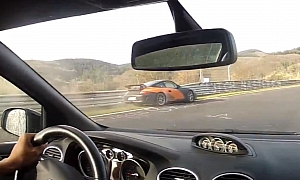 Overzealous 911 GT3 Driver Crashes on the Nurburgring