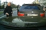 Owned: BMW X5 Reverses into Car with Dash Camera