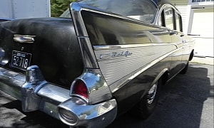 Owner Passed: 1957 Chevy Bel Air Pulled From Storage After 41 Years, Low Miles