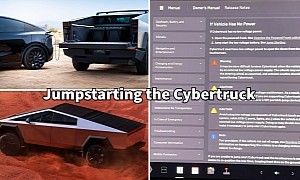 Owner's Manual Reveals That the Tesla Cybertruck Can Be Jumpstarted With a 12-Volt Battery