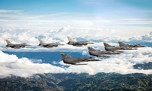 Pack of F-16s Meets Pack of Kfirs, Put on a Show Over Colombia
