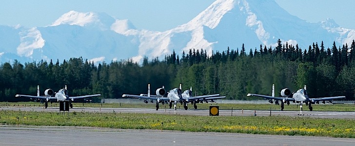A-10 Thunderbolt II at Eielson Air Force Base in Alaska