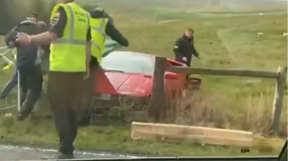 Paddy McGuinness Crashes 1990 Lamborghini Diablo While Shooting Top Gear autoevolution