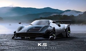 Pagani Huayra R Rendering Is a Terrifyingly Fast Taste of Things To Come