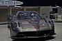 Pagani Huayra Roadster Looks Stunning in Carbon With Red Stripes