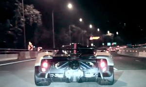 Pagani Zonda Cinque City Cruising at Night <span>· Video</span>