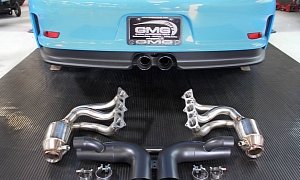 Paint To Sample Mexico Blue Porsche 911 GT3 RS Gets Racing Exhaust For Full Awe