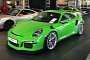Paint To Sample Yellow Green Porsche 911 GT3 RS Shines in France