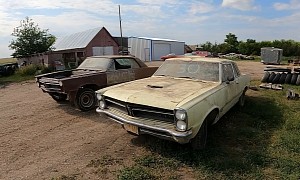 Pair of 1965 Pontiac GTOs Come Out of the Barn, Get First Wash in 30 Years