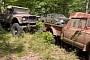 Pair of Ex-Military Jeep Gladiators Found in the Woods, One's a Monster Truck