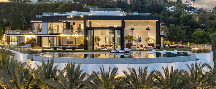 Palazzo di Vista in Bel Air, Los Angeles, California, is selling for $87.7 million