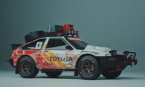 "Pandemic" Toyota AE86 Looks Like a Retro Baja Off-Road Racer
