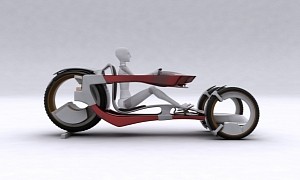 Pandur is an Eco-friendly Trike Design that Adapts Its Tires to Road Conditions