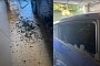 Tesla Model Y Window Shatters While Parked in Garage