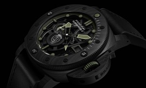 Panerai and Brabus Unveil Submersible S Verde Militare Edition Wristwatch