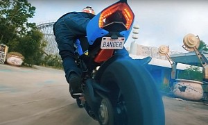Panigale V4 Stars in New Helmet Commercial, Don't Try This at Home