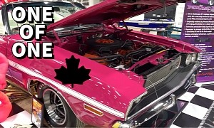 Panther Pink 1970 Dodge Challenger R/T Convertible Is a One-Off Canadian Gem