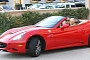 Paris Hilton Buys Red Ferrari California