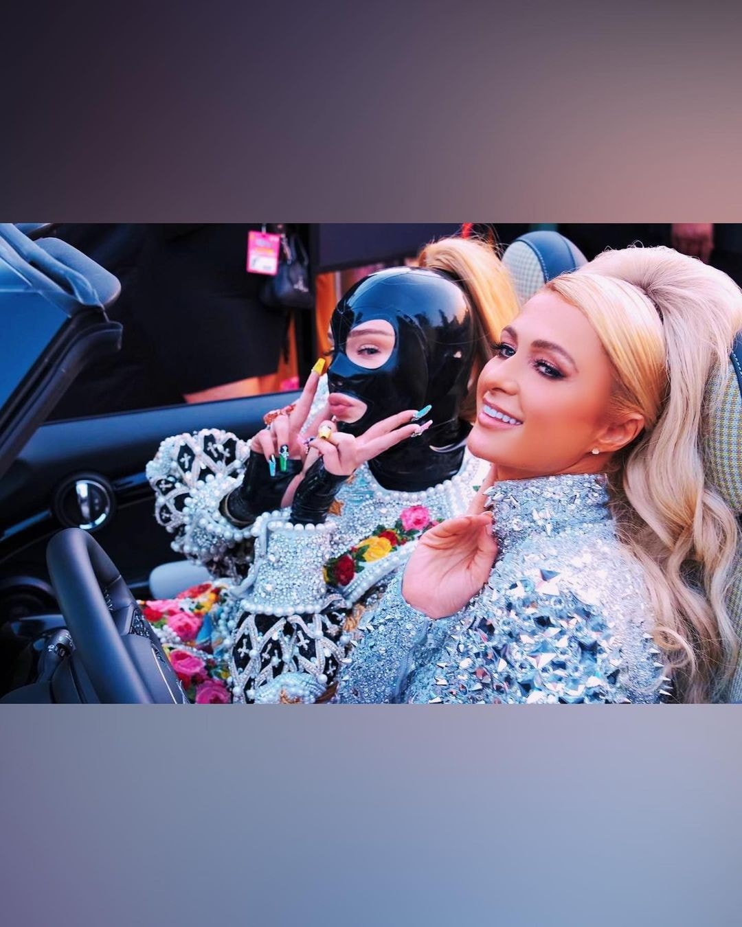 Paris Hilton Drives Kim Petras to the VMAs, in Yet Another