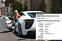 Paris Hilton Financial Info Leaks: $5,603 a Month for Her Lexus LFA