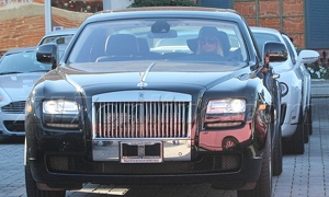 Paris Hilton in a Brand New Rolls Royce Ghost