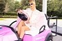 Paris Hilton Is All About Pink, Goes for Custom Golf Cart