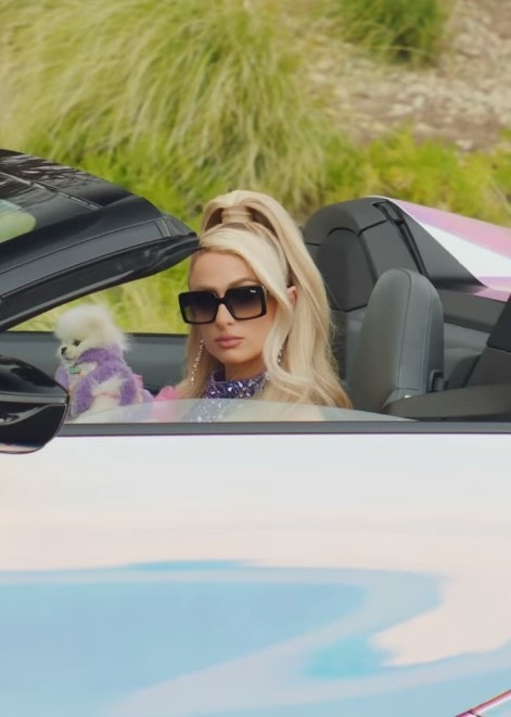 Paris Hilton's Holographic BMW i8 Roadster Is the Star of Her Quay ...