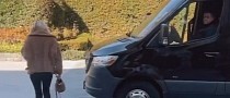 Paris Hilton Takes a Fun Trip to Disneyland in a Mercedes Sprinter Van Party Bus