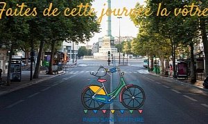 Paris to Shut Down Traffic for a Whole Day on 27 September, Pack Your Bike Accordingly