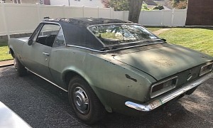 Parked 35 Years Ago: This 1967 Chevrolet Camaro Looks Really Good for a Lone Wolf