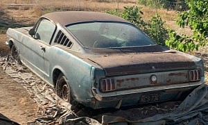 Parked and Forgotten 1965 Ford Mustang Is a Great Find Unless You Look Under the Hood