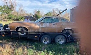 Parked for Oil Change and Forgotten: 1974 Ford Torino Sitting for 42 Years, All Original