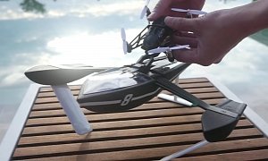 Parrot Hydrofoil Drone Is Half Boat, Half Flying Machine