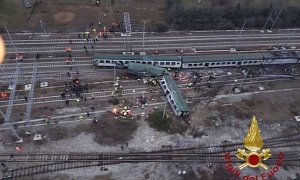 Passenger Train Derails at Rush Hour in Italy, Scores Injured