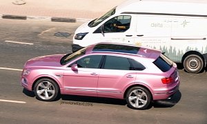 Passion Pink Bentley Bentayga Shows Up in Dubai, Offends Purists