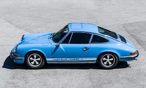 Pastel Blue 1970 Porsche 911S Has Been Immaculately Restored