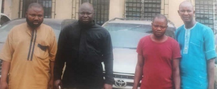 Nigerian Christian pastor and his 3 accomplices in car theft