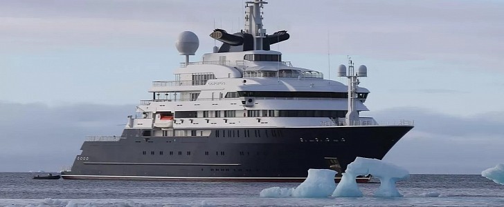 Offered for charter for the first time, Octopus megayacht will be going to Antarctica in the winter of 2022